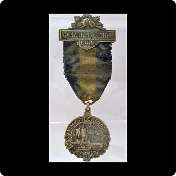 Canadian Legion Vimy Pilgrimage 1936 medal