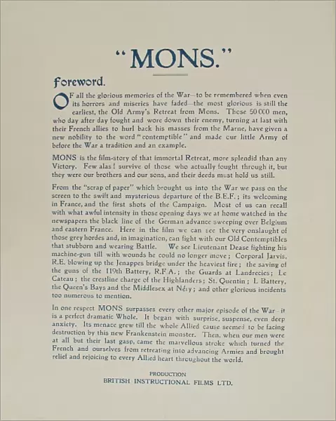 Mons - The History of the Immortal Retreat