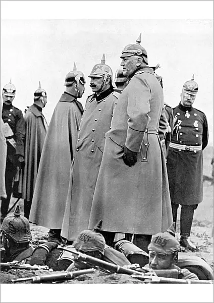 General Moltke and Kaiser Wilhelm II