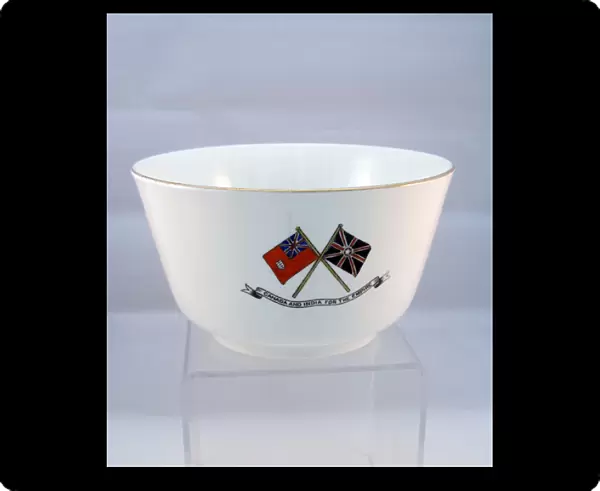 Royal Vale china bowl - WWI