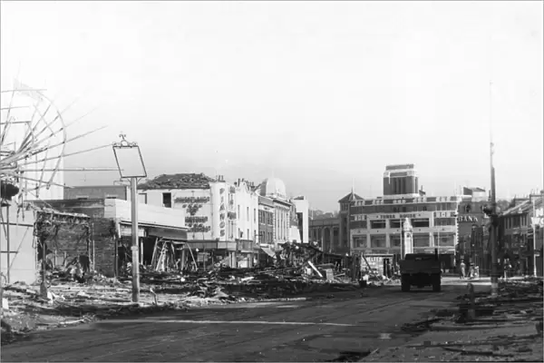Blitz in London -- Lewisham High Street, WW2