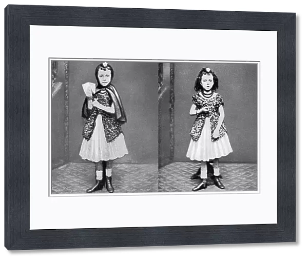 Vesta Tilley as a child in her first theatre appearance