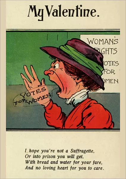 Suffragette My Valentine Card