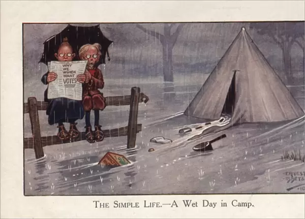 Suffragette, Simple Life - Wet day in Camp