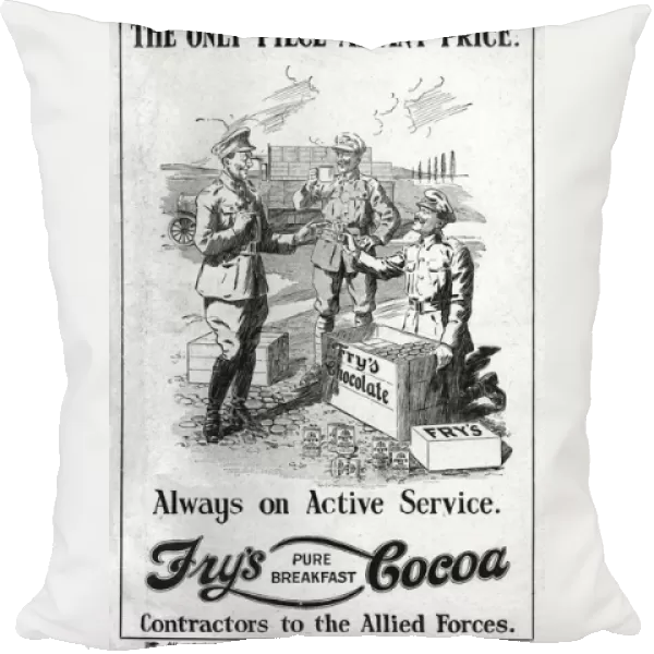 Frys Cocoa advertisement, WW1