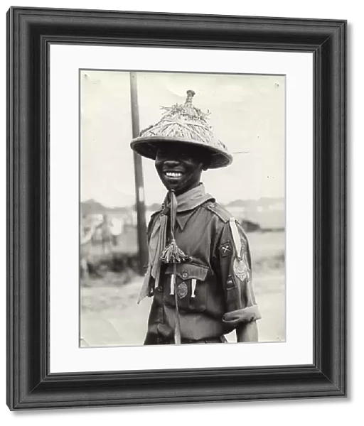 Gambian scout at World Jamboree, Warwickshire