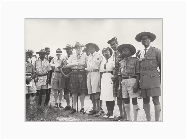 Chief Scout Sir Charles Maclean in Ghana, West Africa