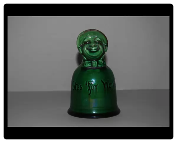 Suffragette Votes for Women Bell Ceramic