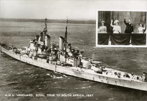 HMS Vanguard, Royal Tour to South Africa