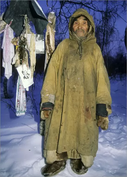 A Siberian shaman  /  medicine man  /  sorcerer  /  wizard
