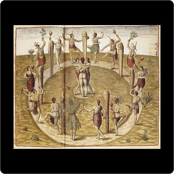 BRY, Theodor de (1528-1598). Ritual friendship dance