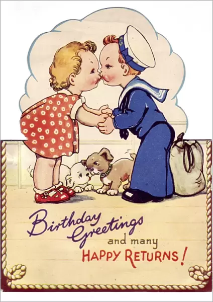 WW2 birthday card
