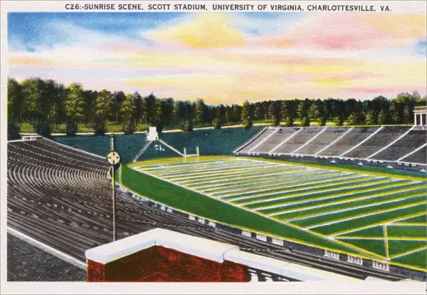 Scott Stadium, Charlottesville, Virginia, USA