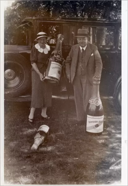 1923 Deinhard Champagne & Vintage Car (awaiting identificati