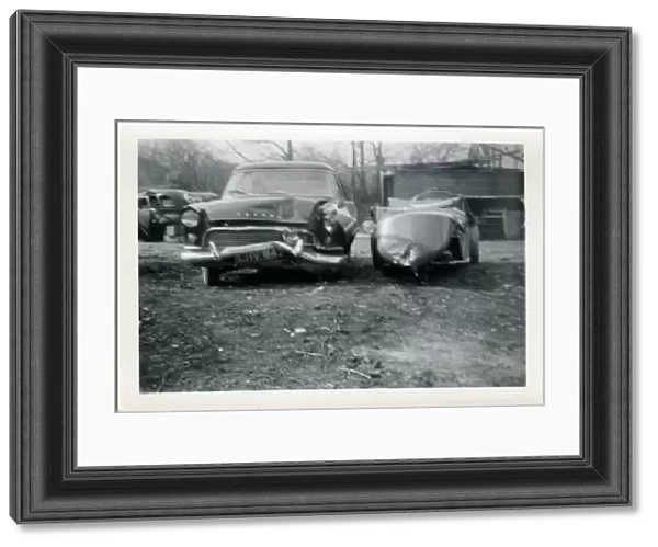 Ford Consul Classic Car Accident, England