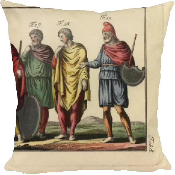 Queen of the Amazons, King Priamus, and Phrygian
