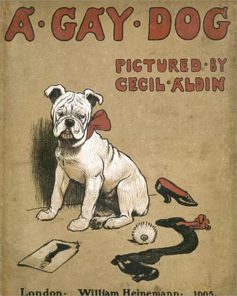 Book cover design, A Gay Dog, by Cecil Aldin