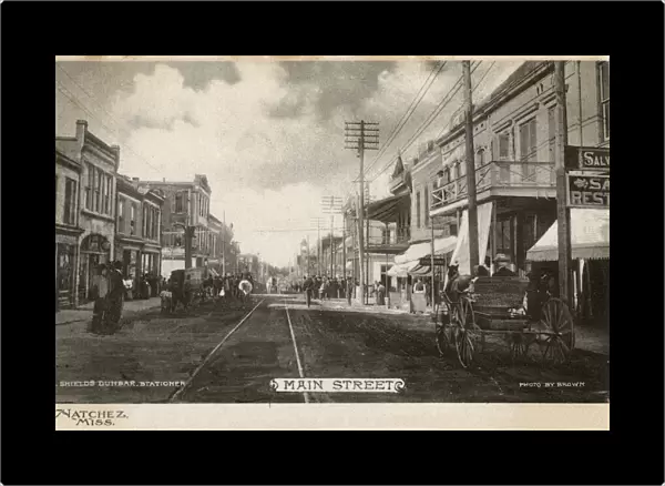 Main Street, Natchez, Mississippi, USA