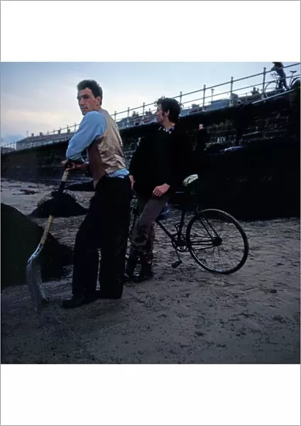 The Waistcoat. Hartlepool Beach 1970s