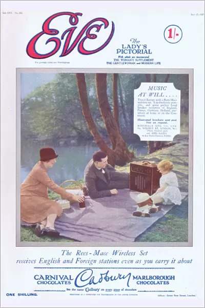 Cover of Eve Magazine 27 July 1927