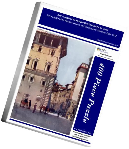 Italy - Loggia of the Palazzo Vecchio and Via de Leoni