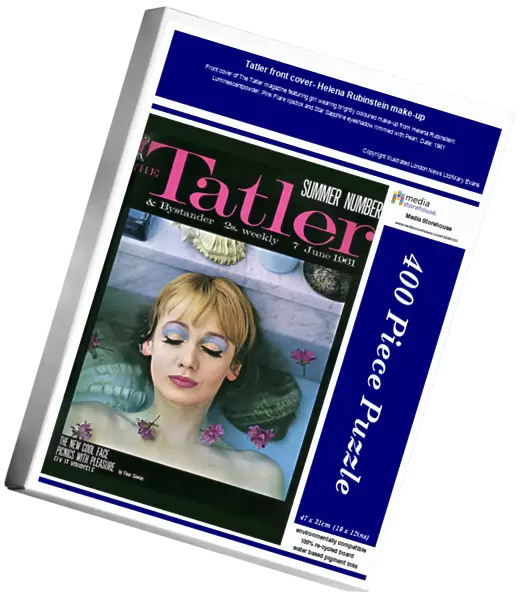 Tatler front cover- Helena Rubinstein make-up