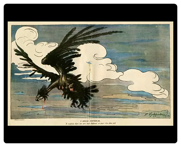 Cartoon, The imperial eagle, WW1