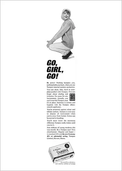 Tampax advertisement, 1965