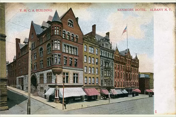 YMCA and Kenmore Hotel, Albany, New York State, USA