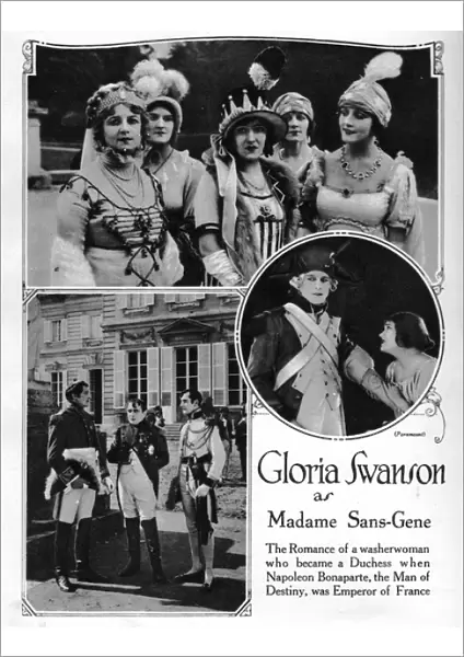 Scenes from Madame Sans-Gene (1925) starring Gloria Swanson