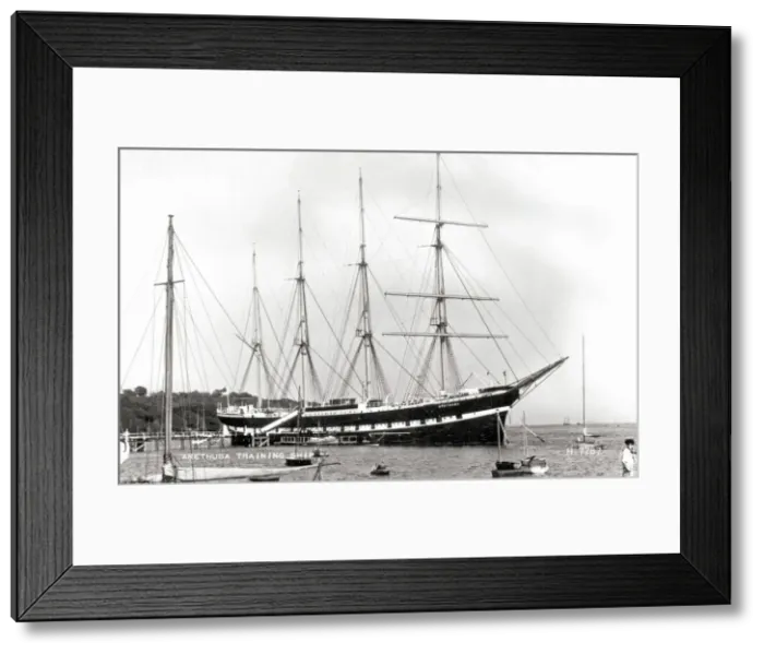 Framed Print : Training Ship Arethusa II Print circa 1930s Framed Print : Training Ship Arethusa II Print circa 1930s
