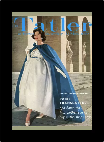 Tatler cover - Paris translated, 1959