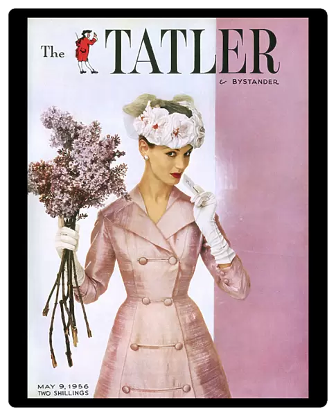 Tatler cover - Mattli dress for Ascot or a garden party