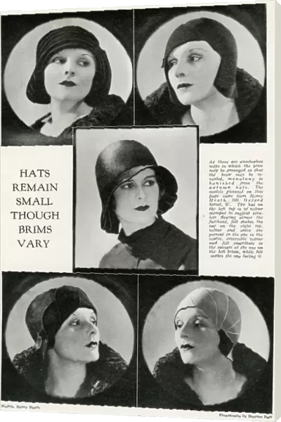 Skull cap hats 1929