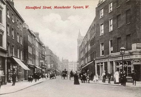 View of Blandford Street, Manchester Square, London