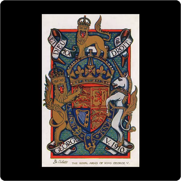 The Royal Coat of Arms of King George V