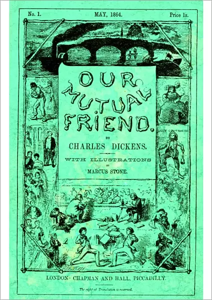 Cover design, Our Mutual Friend by Charles Dickens