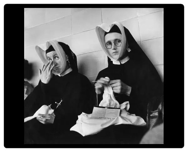 Two nuns in Eastbourne, Sussex