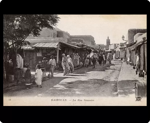 Rue Saussier, Kairouan, Tunisia, North Africa