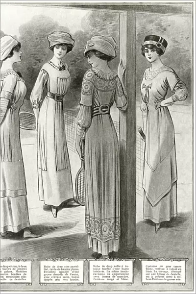 Fashion for tennis 1910