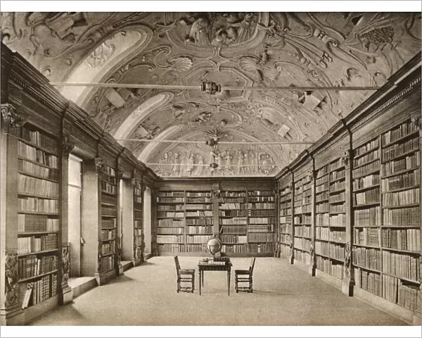 Library in Park Abbey, Heverlee, Belgium