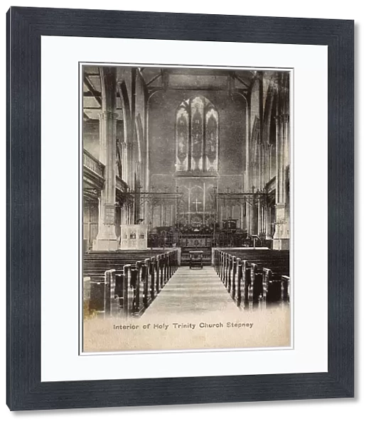 Interior of the Holy Trinity Church, Stepney, London
