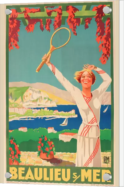 Poster, Beaulieu sur Mer, French Riviera