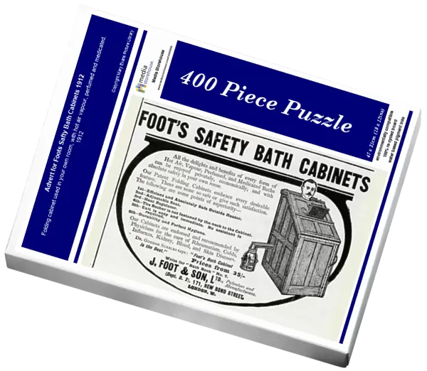 Advert for Foots Safty Bath Cabinets 1912