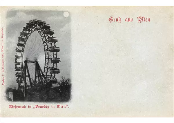 The Wiener Riesenrad - Big Wheel in Vienna, Austria