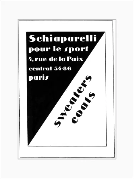 Elsa Schiaparelli Pour le Sport advertisment