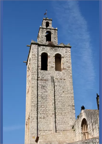 Monastery of Sant Cugat. Bell tower. Catalonia. Spain