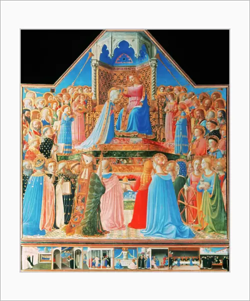 Fra Angelico (1387-1455). The Coronation of the Virgin