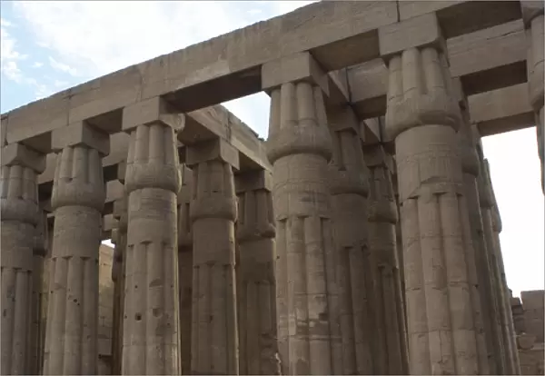 Egypt. Luxor Temple. Hypostyle Hall