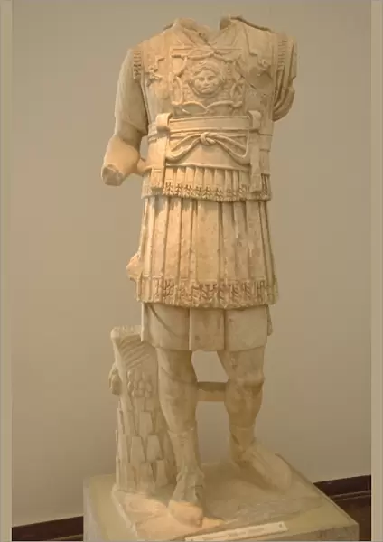 Marcus Aurelius (121-180 d. C). Headless statue. Olympia. Gre